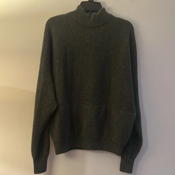 James Perse Dark Green Sweater Preloved
